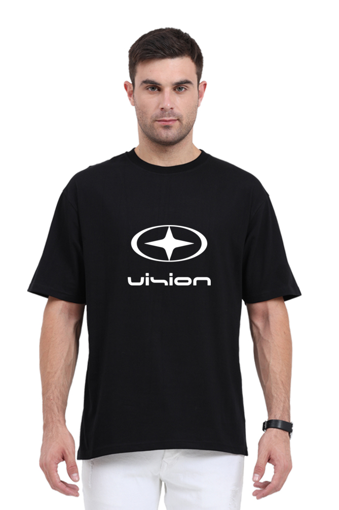 'Vision' print Oversized Unisex T-Shirt