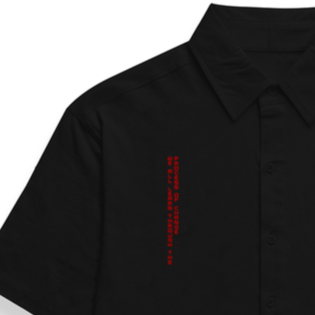 'Change of Perspective' Oversized Unisex Bowling Shirts