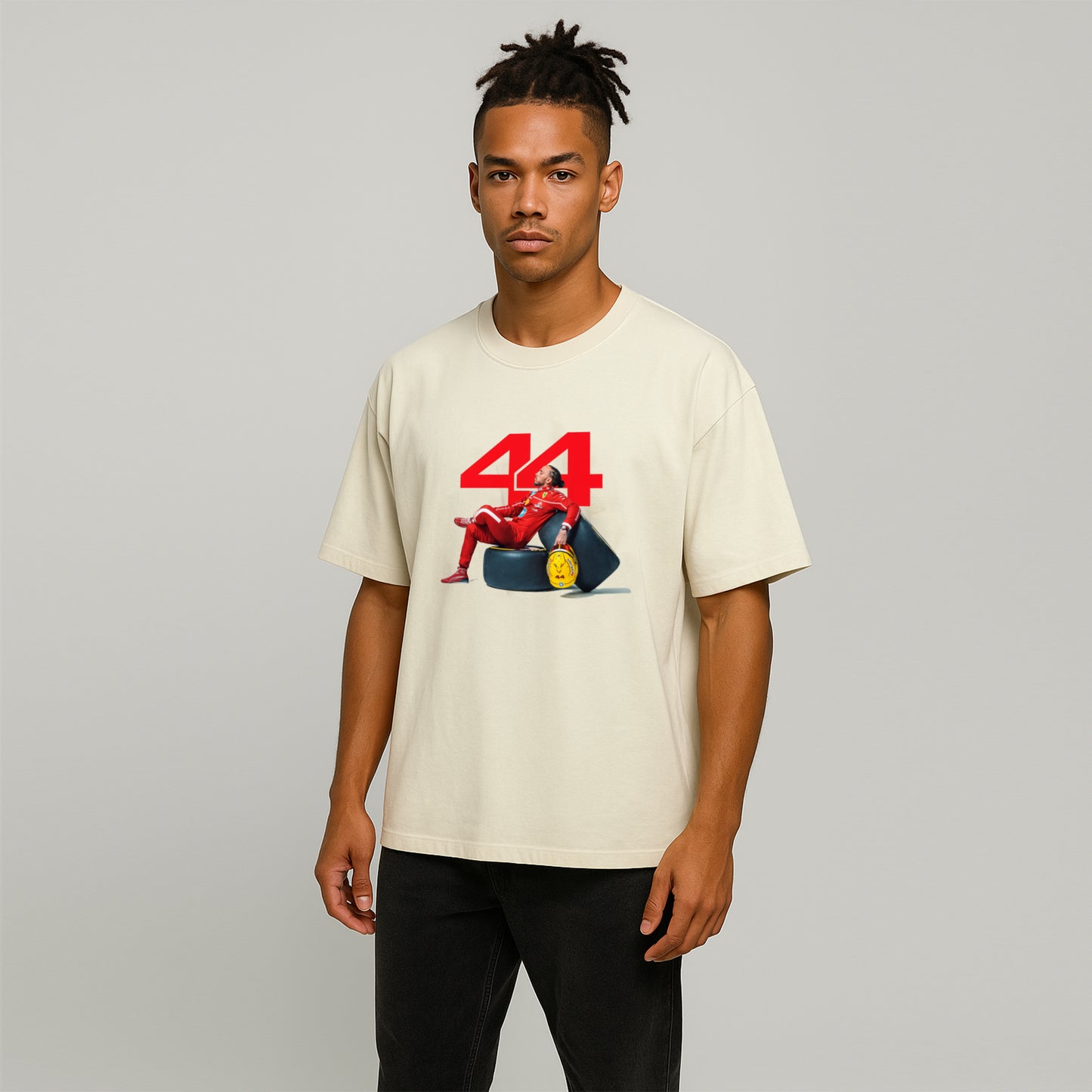 'Lewis Hamilton' graphic Unisex Oversized Classic T-Shirt