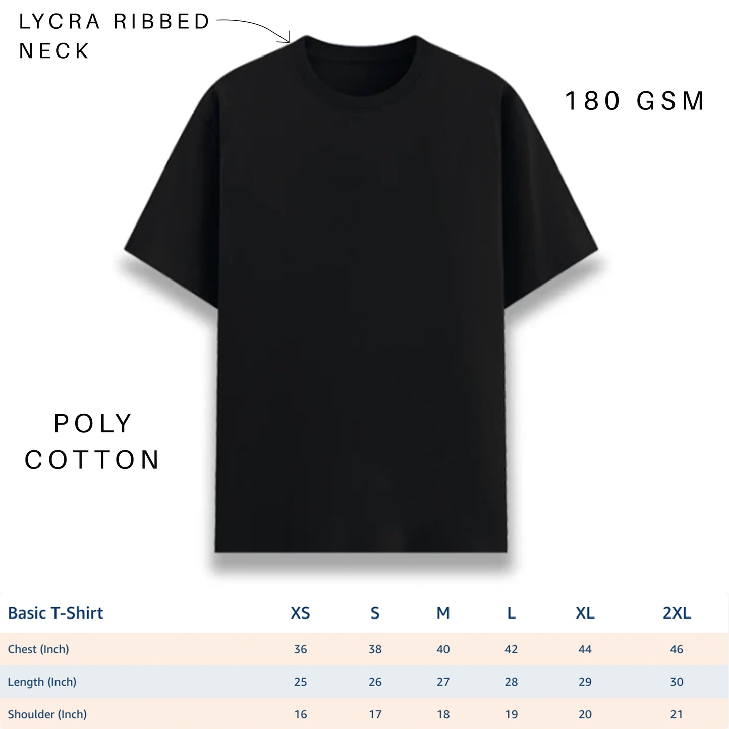 Black Basic Unisex T-Shirt