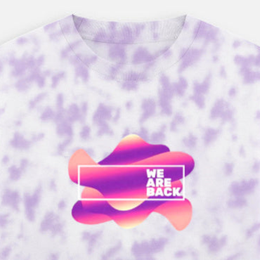 Unisex Tie Dye Oversized T-Shirt