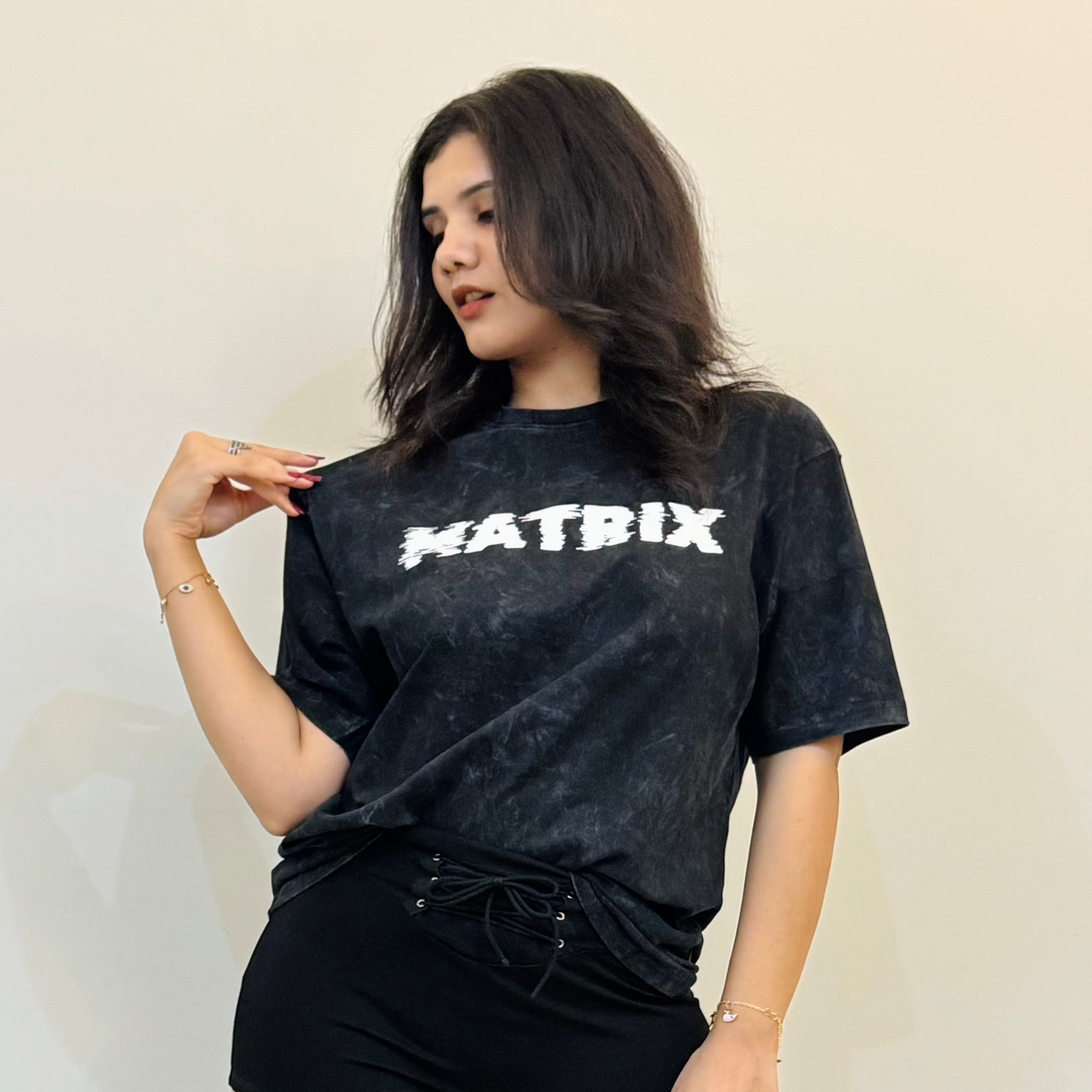 The 'Matrix' Unisex Oversized Acid Wash T-Shirt
