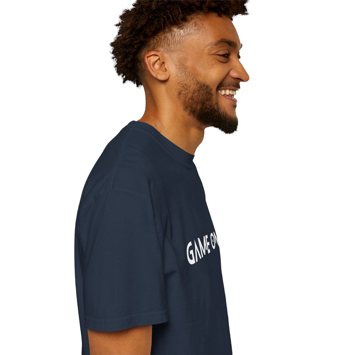 'Game On' print Unisex Oversized T-Shirt