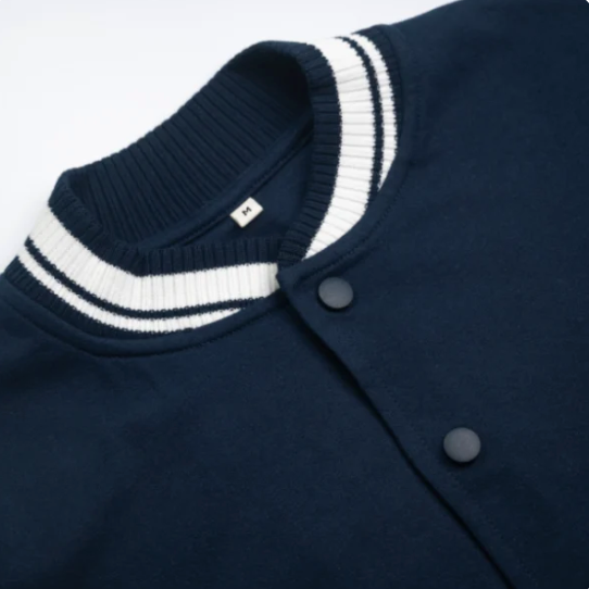 'A' Embroidered Unisex Varsity Jacket