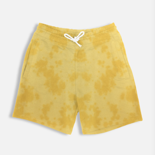 French Terry Cotton Unisex Tie Dye Shorts