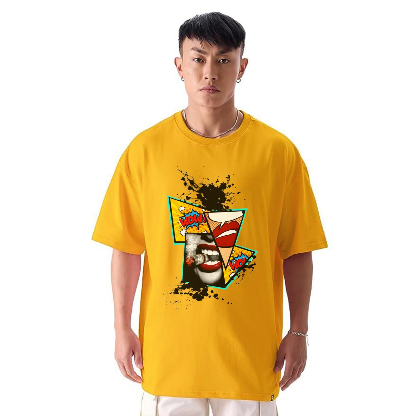 Moodboart Art Glow in the dark Oversized Unisex T-Shirt