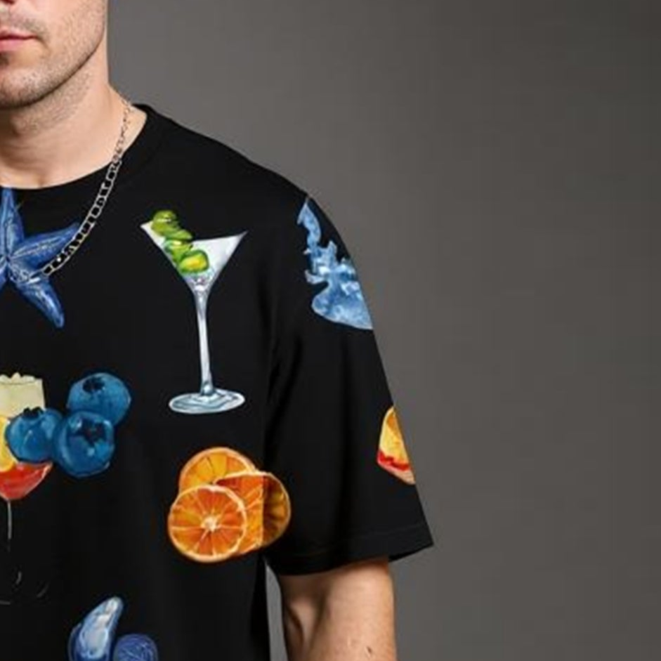 Summer Fun Unisex AOP Oversized Tee