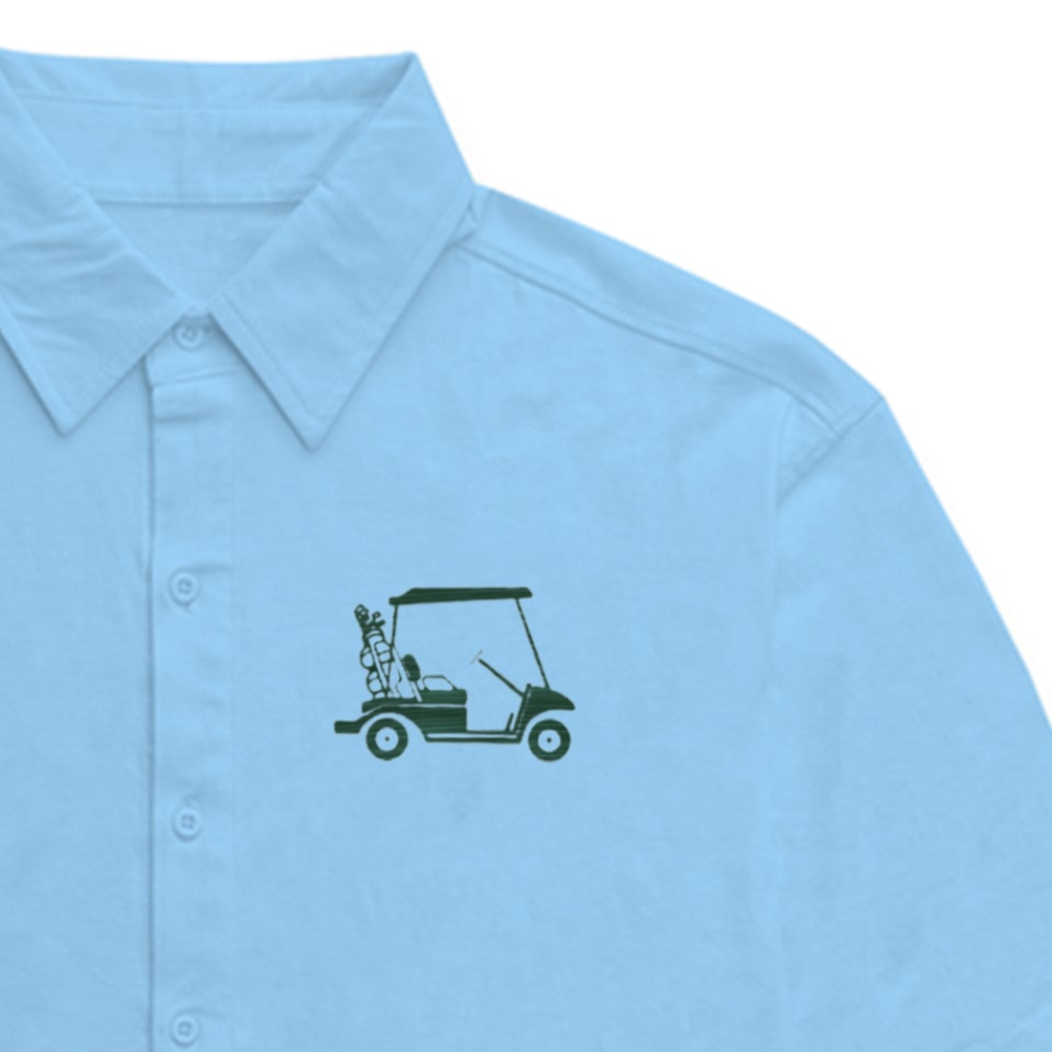 The Golfers Oversized Embroidered Shirt