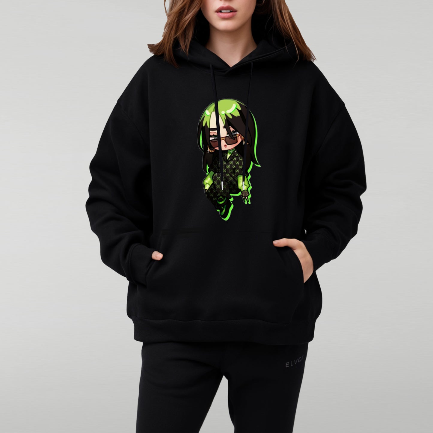 .Billie Eilish graphic Unisex Oversized Hoodie