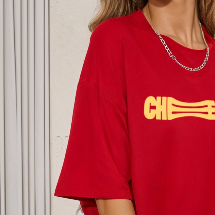 'Cheesy' Oversized Unisex T-Shirt