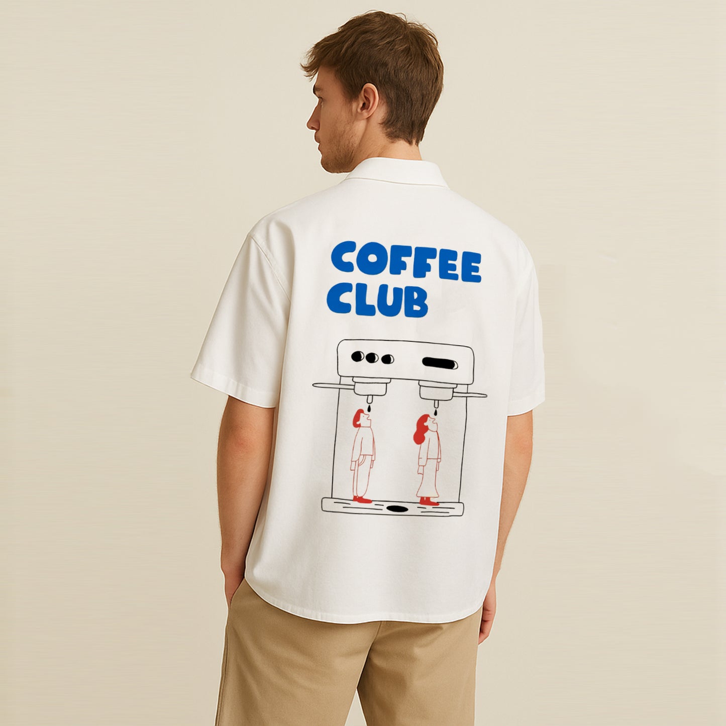 '1Coffee Club' Unisex Oversized Shirt