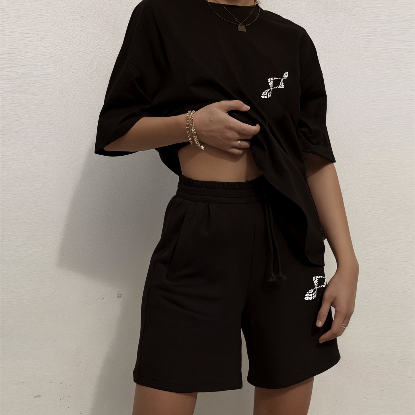 The Matrix print Unisex Oversized Co-ord Set