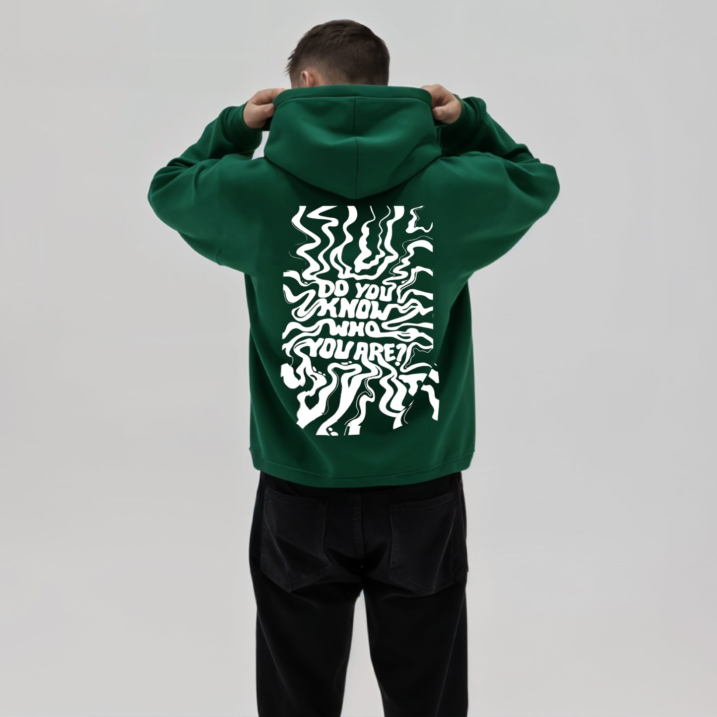 'Do you know who you are?' Oversized Unisex Hoodie