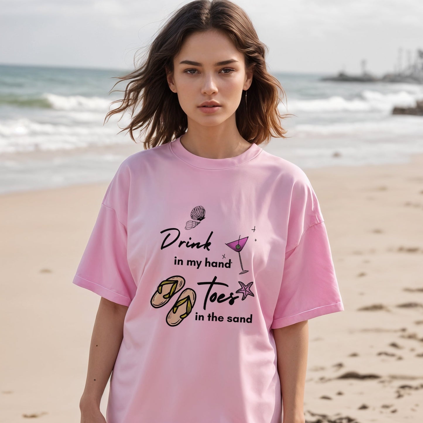 'Drink in my hand' Travellers Edit Summer T-Shirt