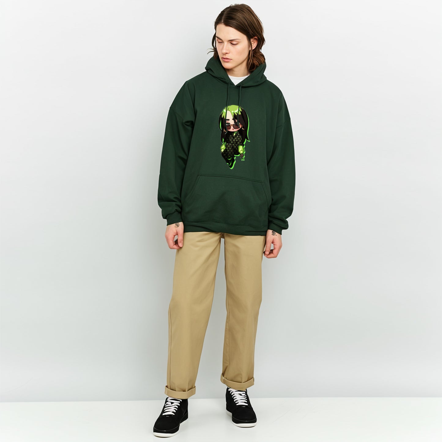 .Billie Eilish graphic Unisex Oversized Hoodie