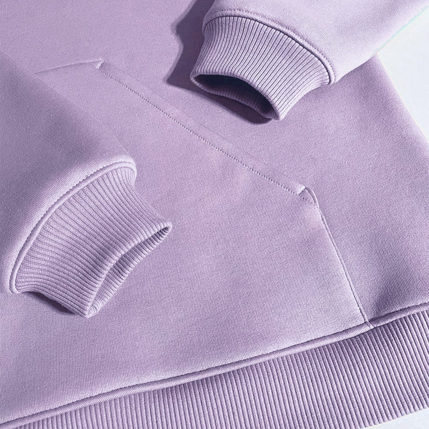 'Casual Chic' Oversized Lavender Hoodie