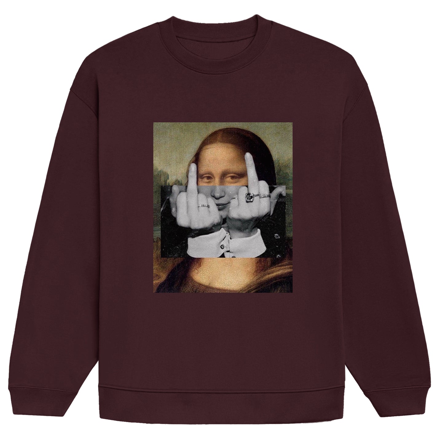 Monalisa graphic Oversized Unisex Sweatshirt