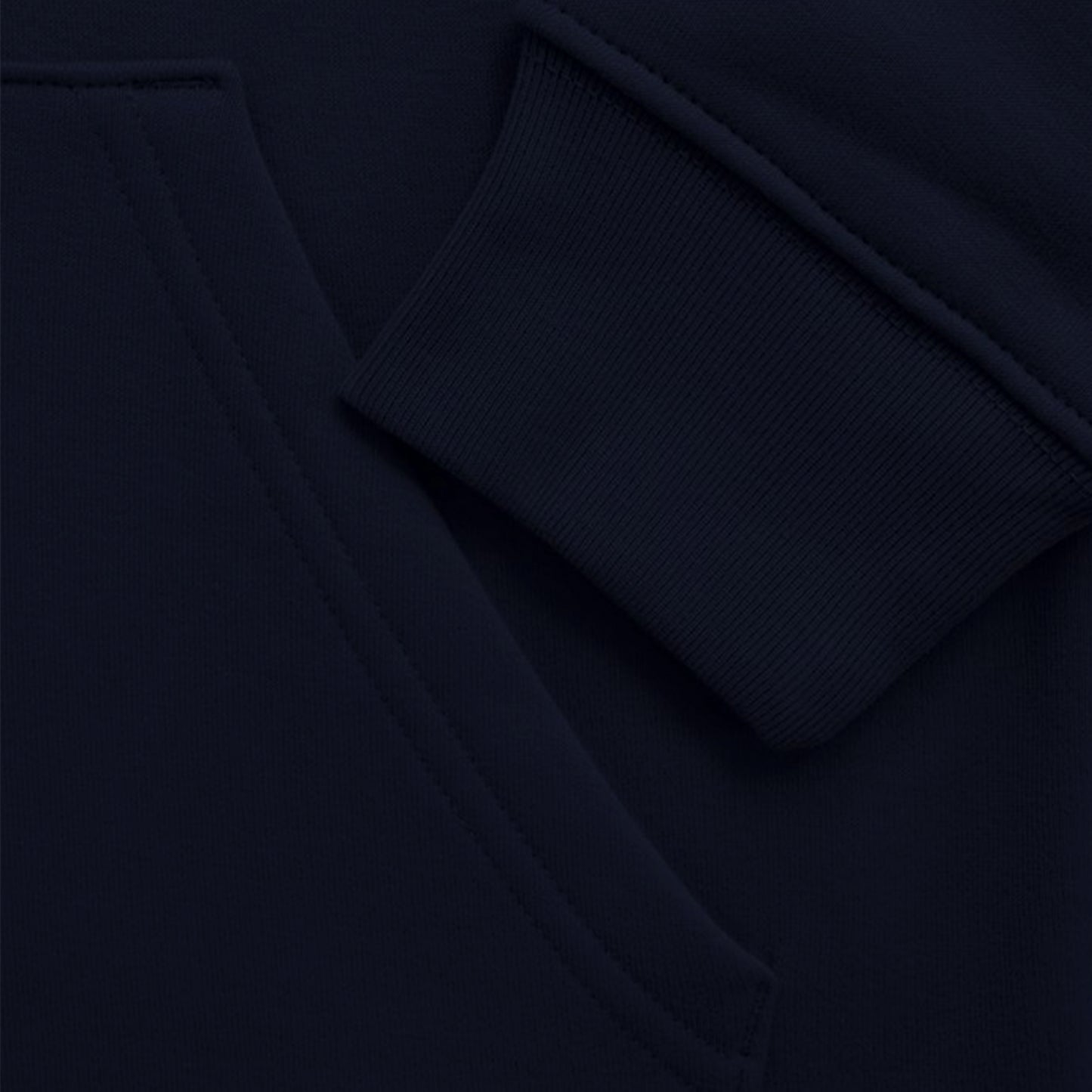 'Rave' print Oversized Unisex Navy Blue Hoodie