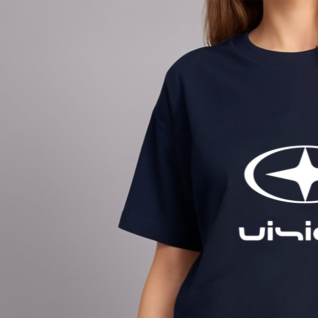 'Vision' print Oversized Unisex T-Shirt