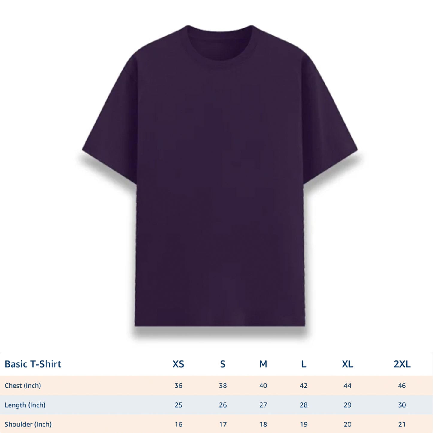 Purple Unisex Basic T-Shirt