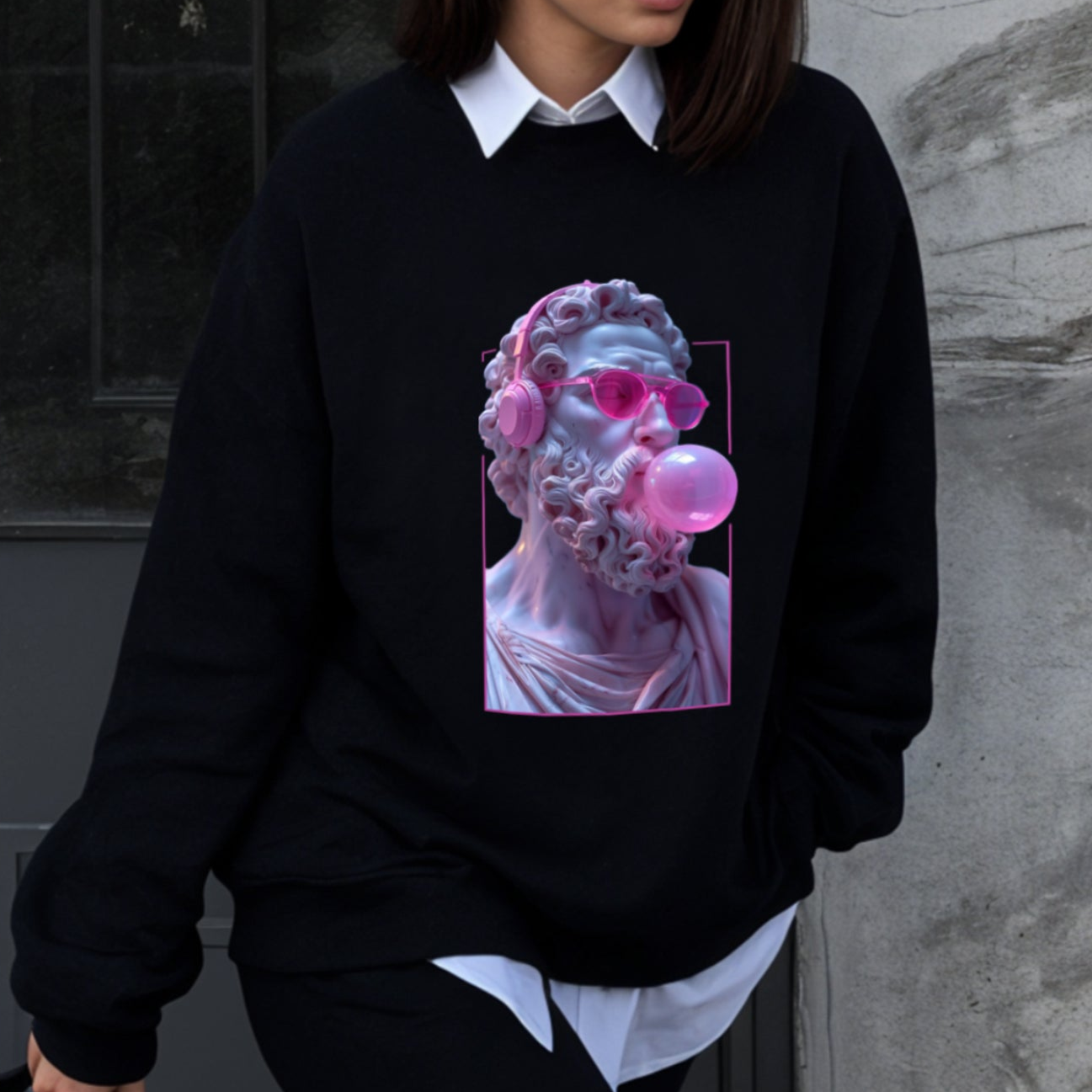 Roman Vibes Unisex Oversized Sweatshirt