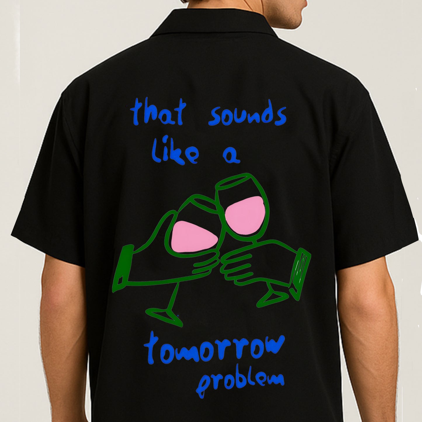 '#CIN CIN - It's a Tomorrow Problem' Unisex Oversized Shirt