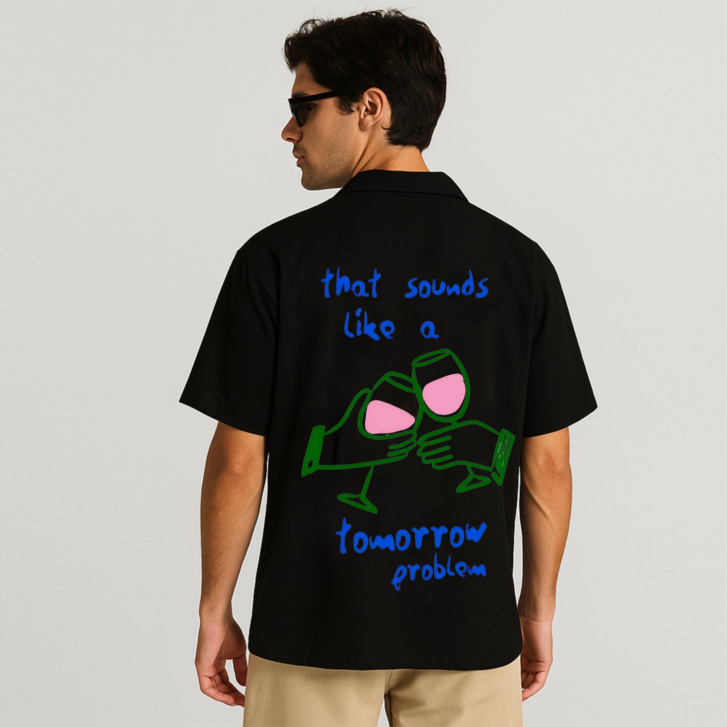 '#CIN CIN - It's a Tomorrow Problem' Unisex Oversized Shirt