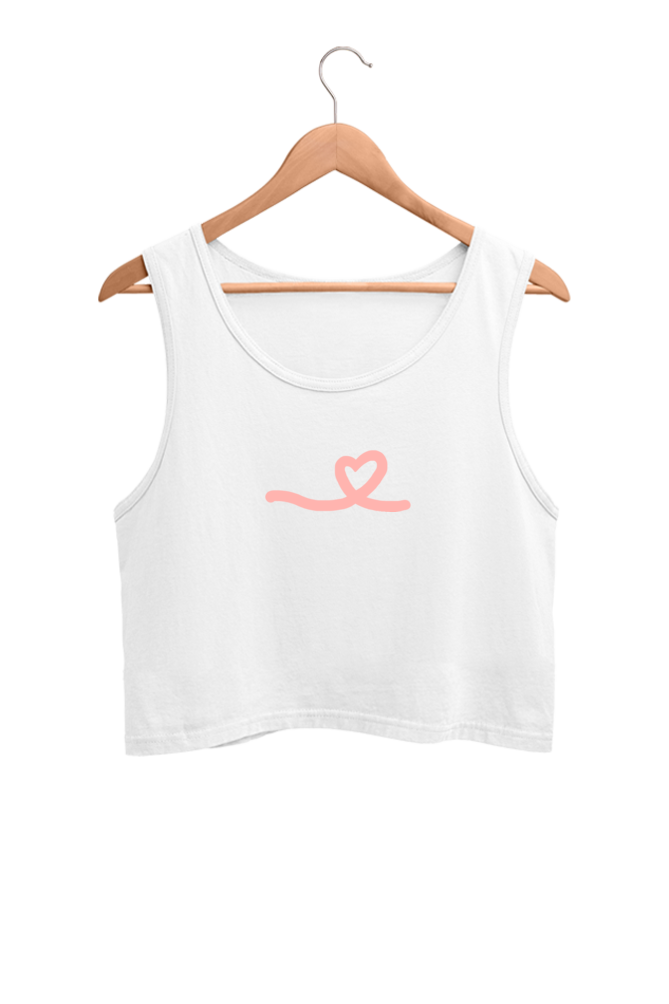 Heart Crop Tank Top