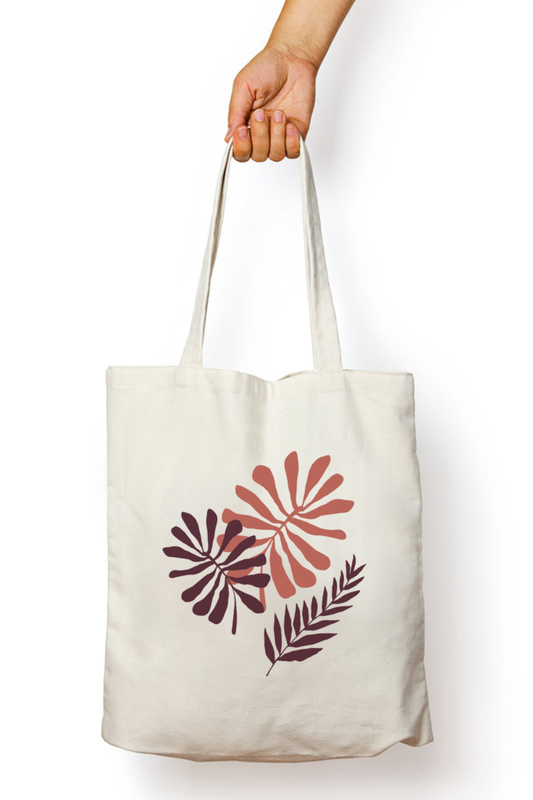 'Summer Edit print' Cotton Tote Bag