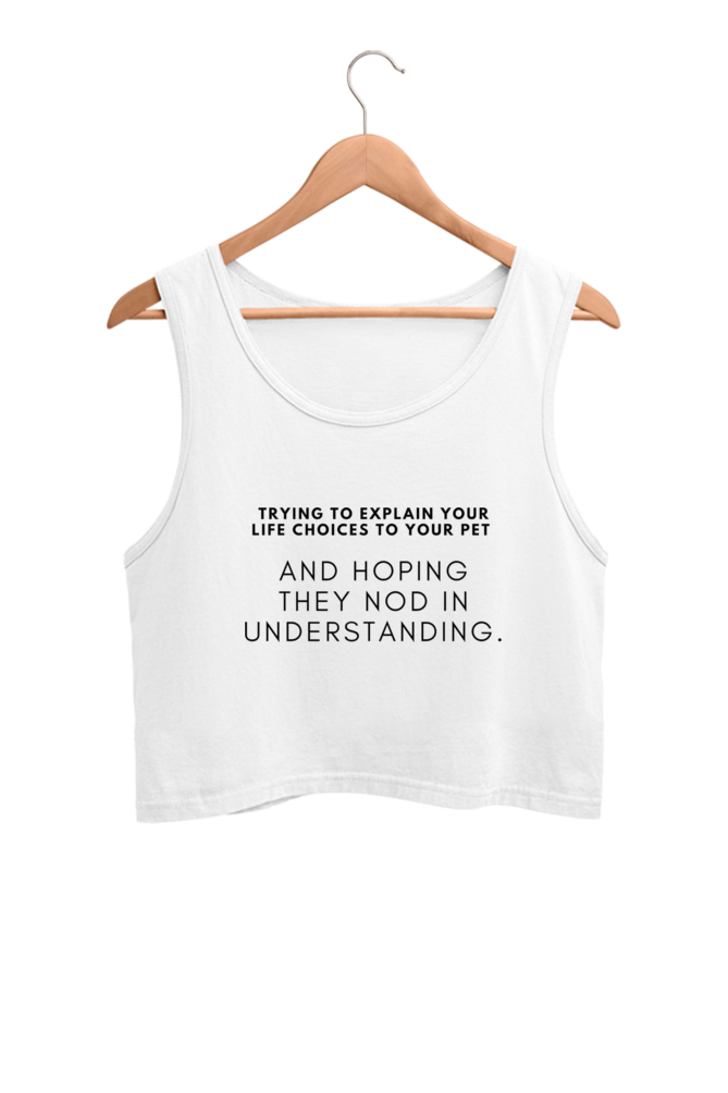 Everapparel Life Choices Crop Tank Top