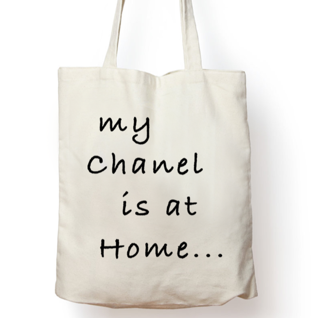 Text print customisable Tote-Bag