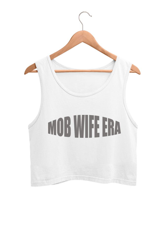 'Mob Wife Era' Crop Tank Top