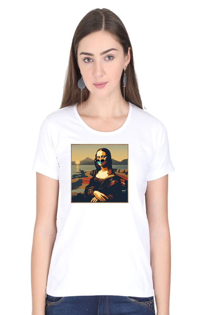 Classic Mona Lisa print T-Shirt