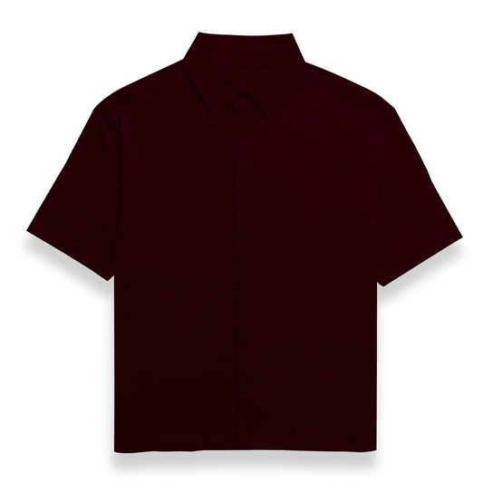 Classic Maroon Bowling Shirt