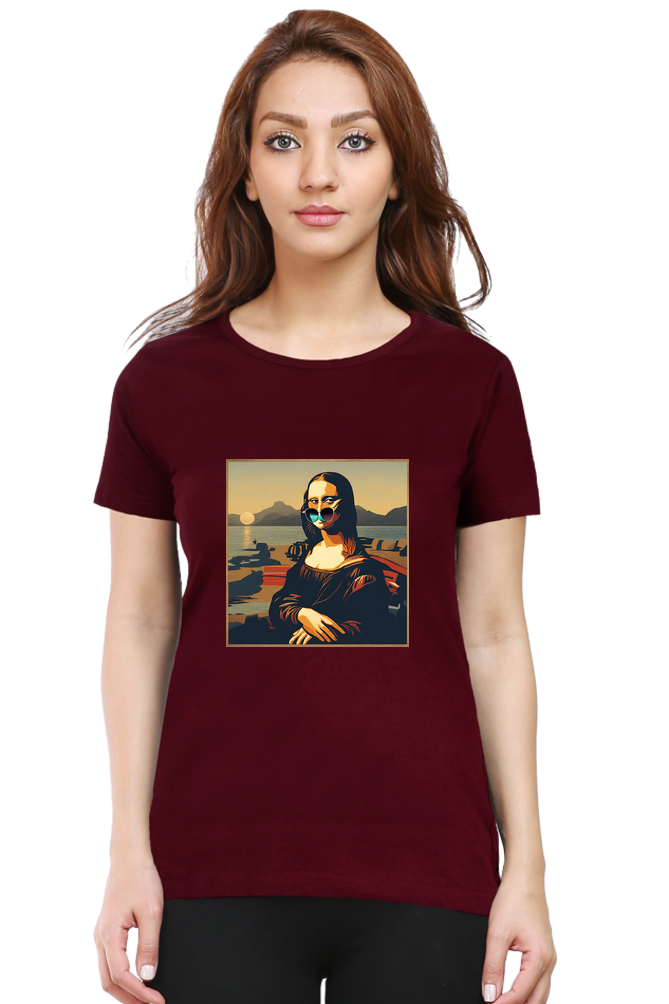 Classic Mona Lisa print T-Shirt