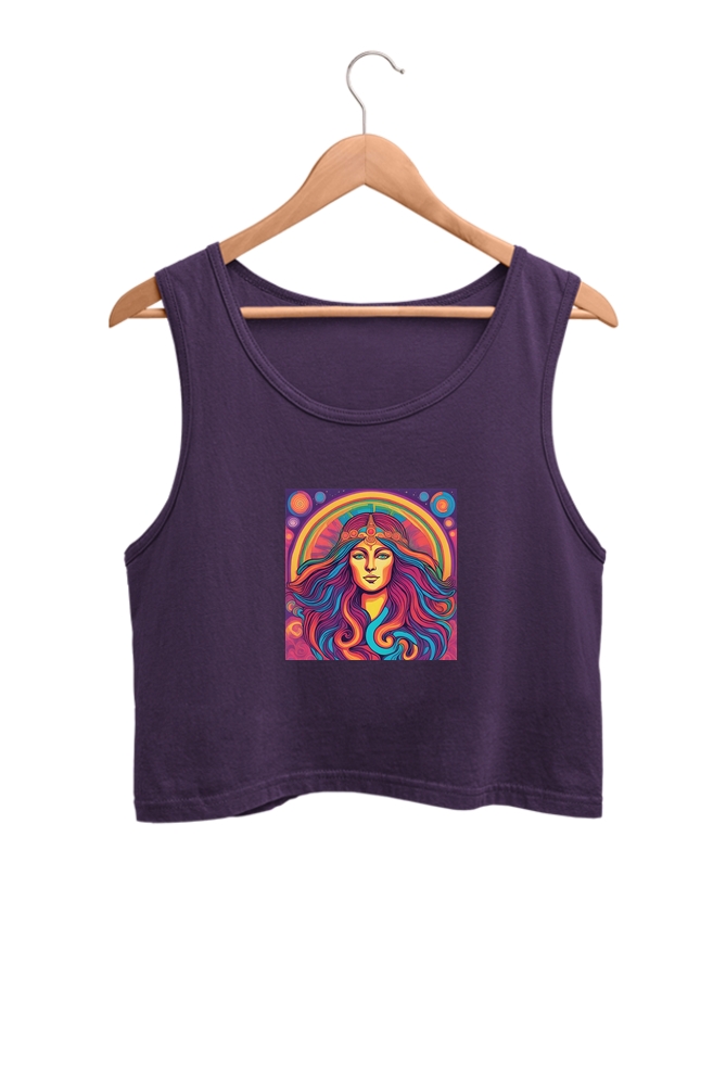 Everapparel Libra Graphic Crop Tank Top