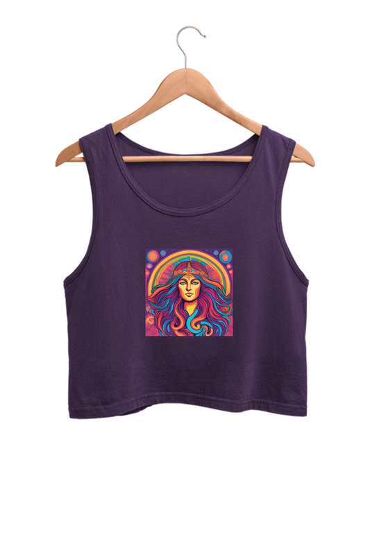 Everapparel Libra Graphic Crop Tank Top