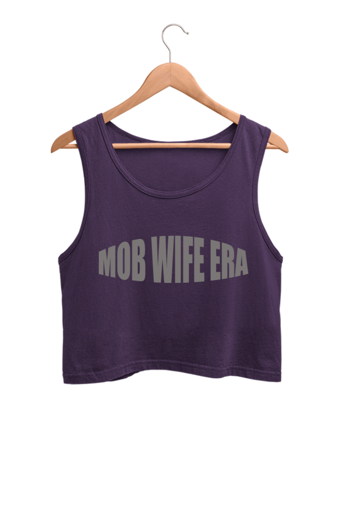 'Mob Wife Era' Crop Tank Top