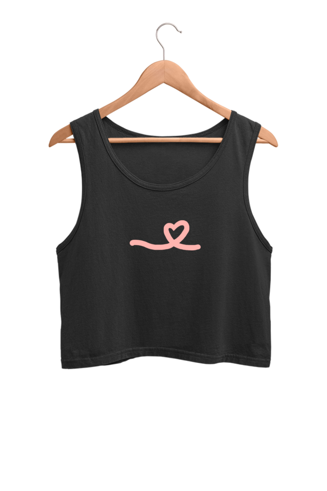 Heart Crop Tank Top