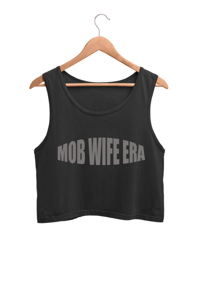 'Mob Wife Era' Crop Tank Top