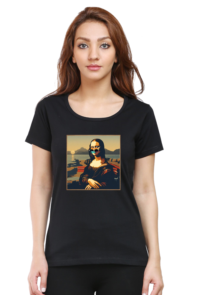 Classic Mona Lisa print T-Shirt