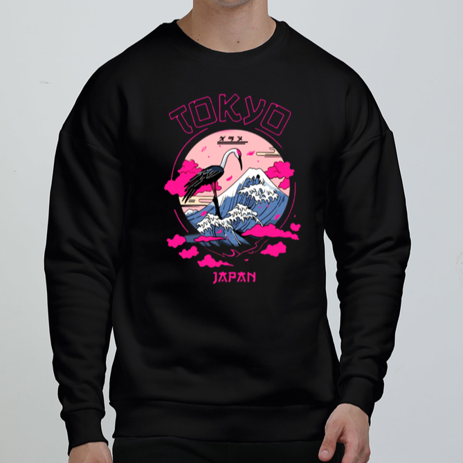 The Tokyo Oversized Unisex Sweatshirt