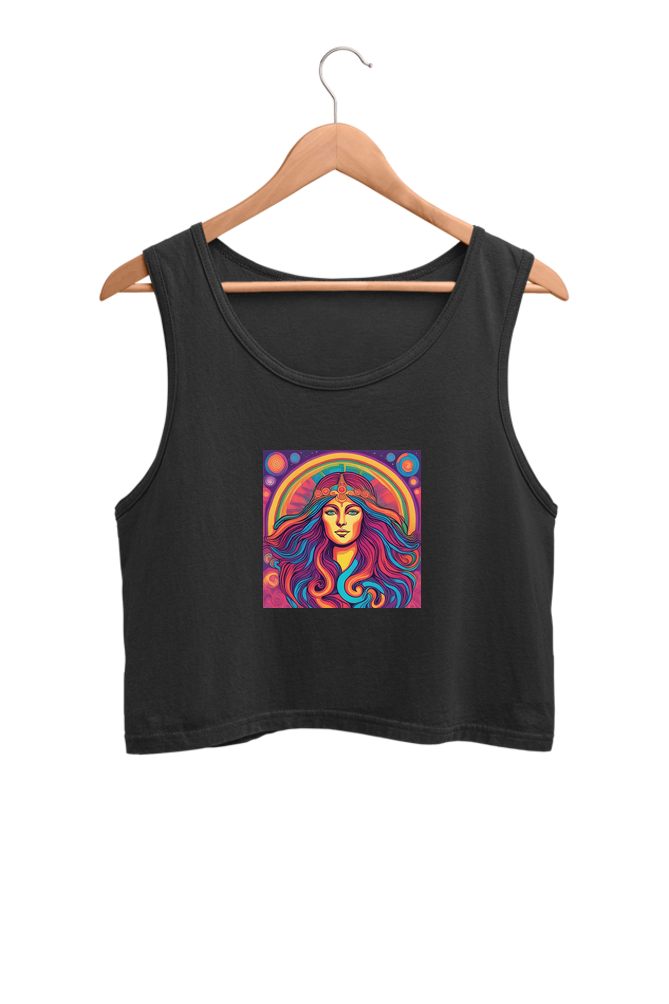 Everapparel Libra Graphic Crop Tank Top