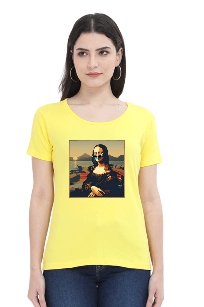 Classic Mona Lisa print T-Shirt