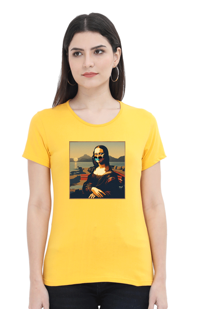 Classic Mona Lisa print T-Shirt