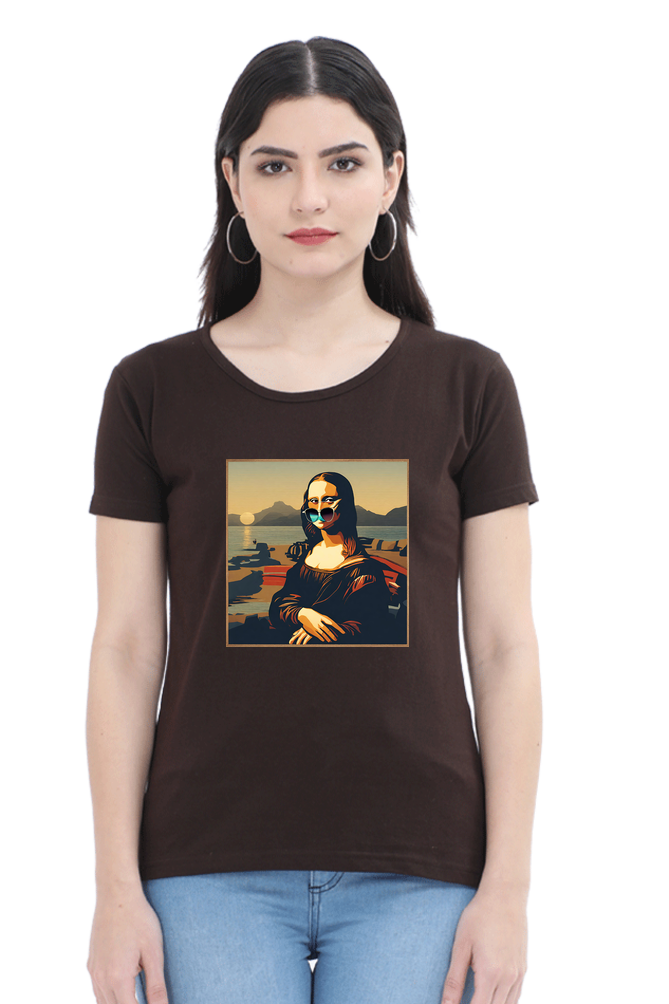 Classic Mona Lisa print T-Shirt