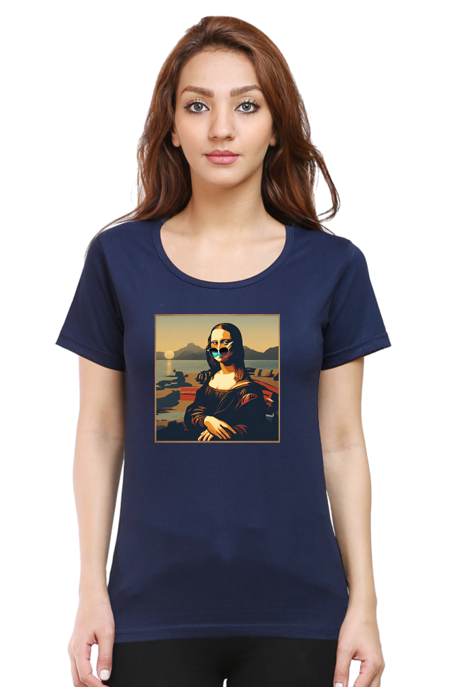 Classic Mona Lisa print T-Shirt