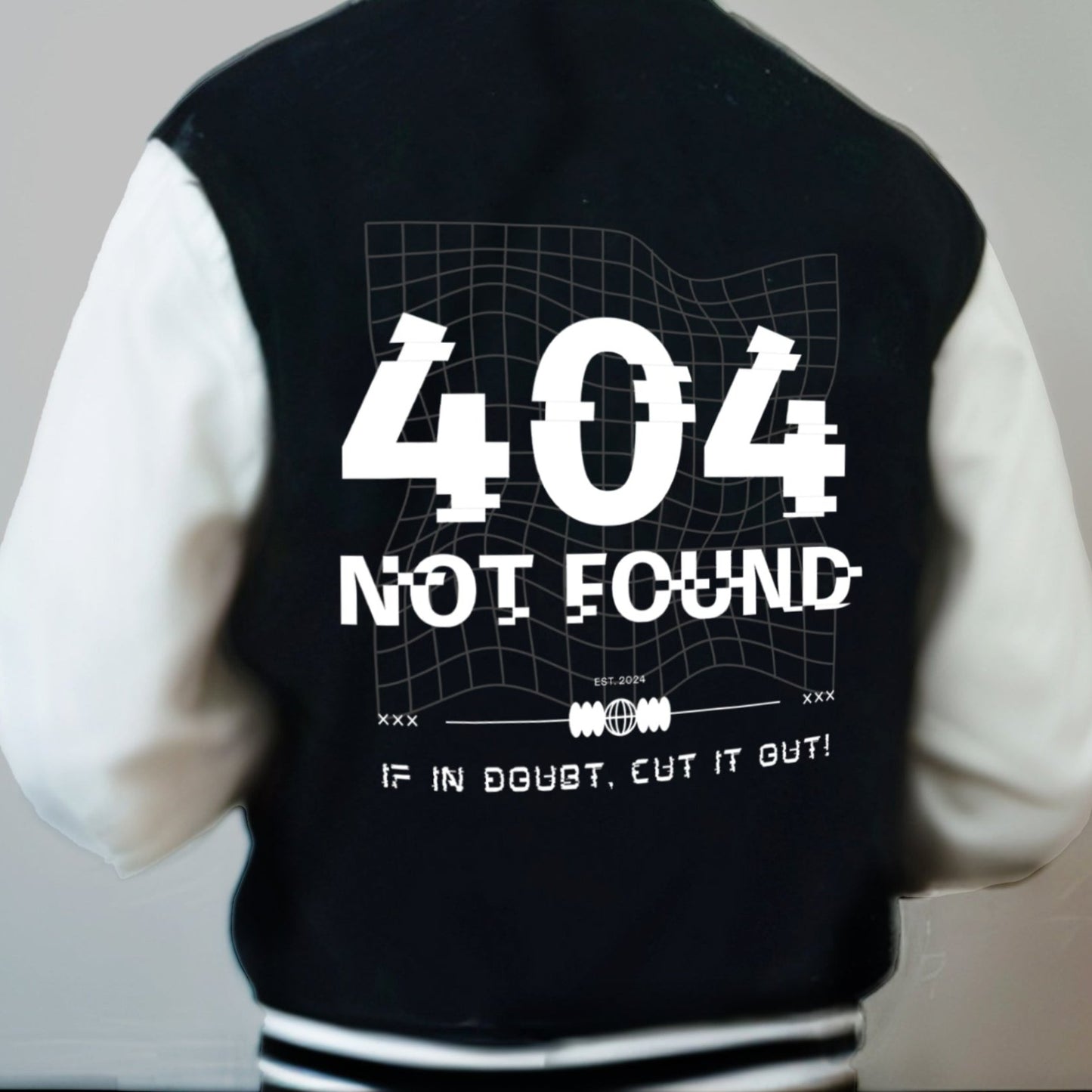 '404 ERROR' Unisex Varsity Jacket