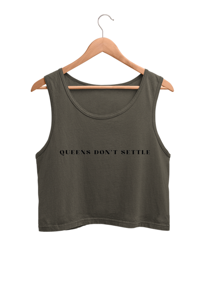 Queen Crop Tank Top