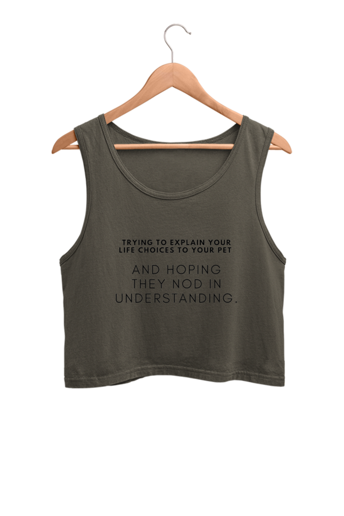 Everapparel Life Choices Crop Tank Top